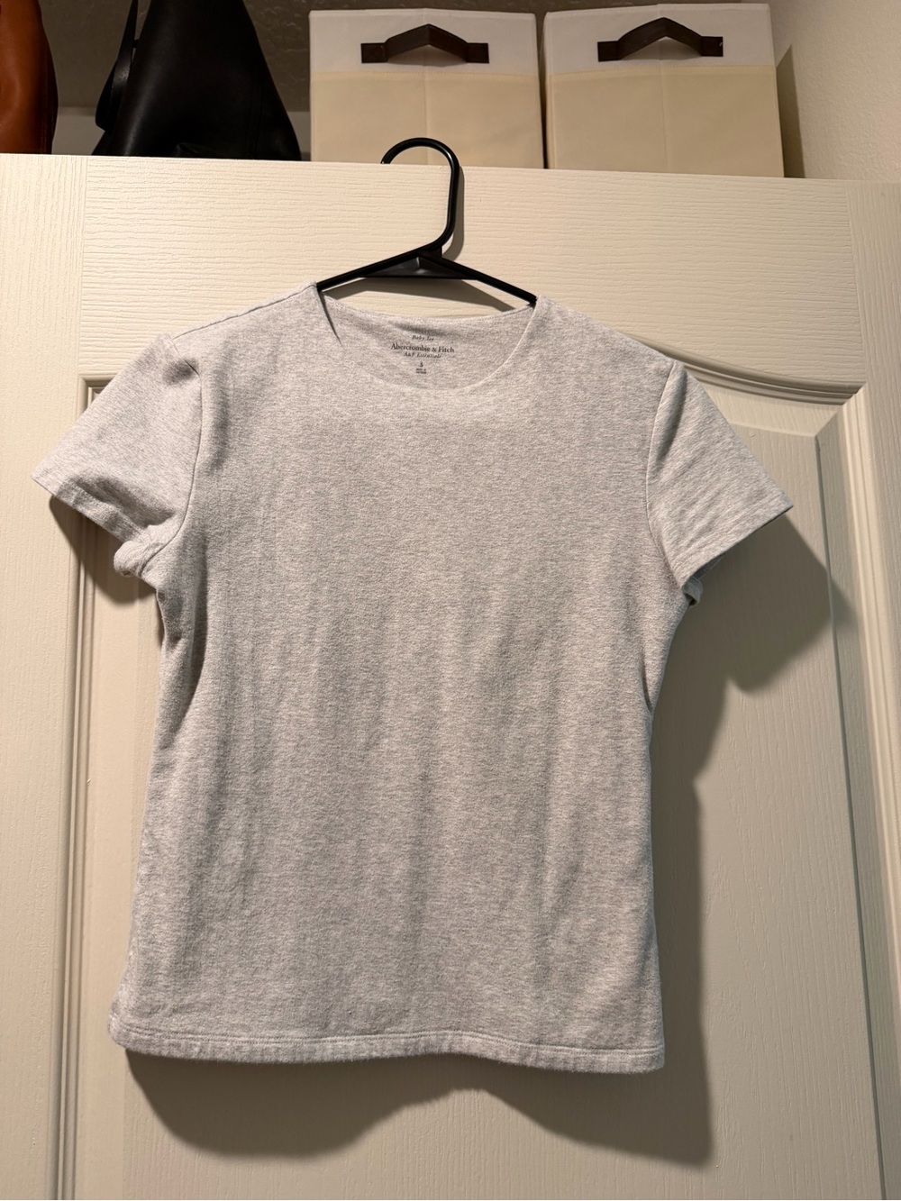 Abercrombie Baby Tee Grey